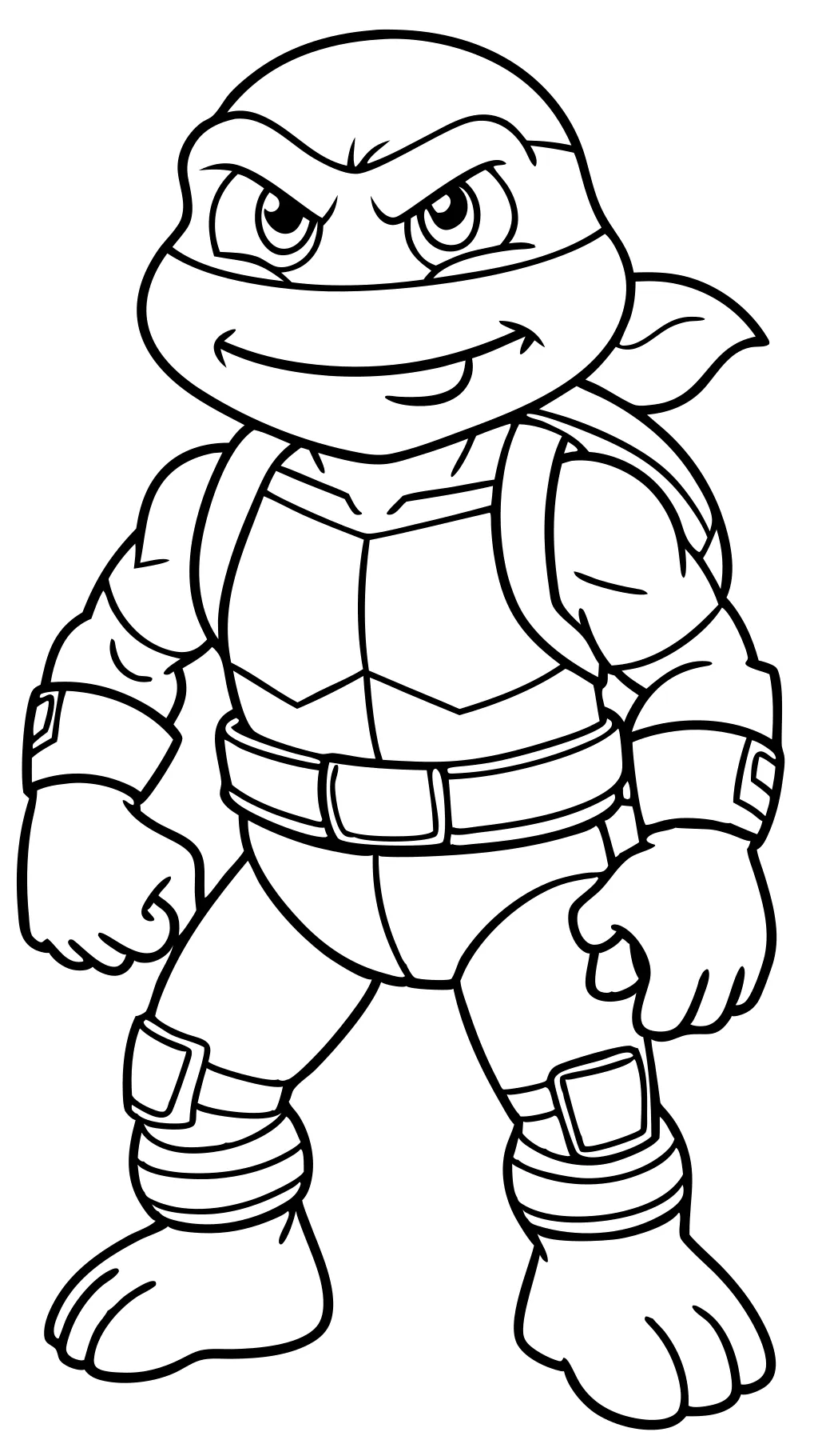 TMNT Páginas para colorear gratis